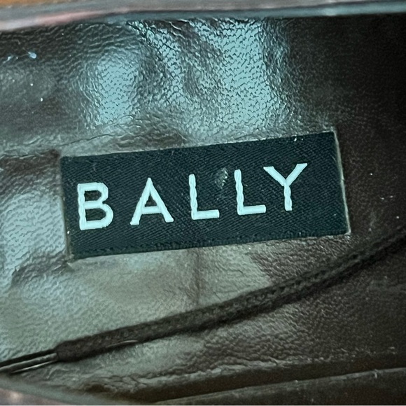 Bally Mens Dark Brown Cap Toe Oxfords Size 8.5 - Picture 3 of 16